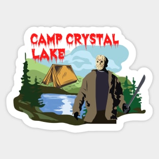 Camp Crystal Lake Sticker